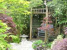 Picture of bamboo gazebo